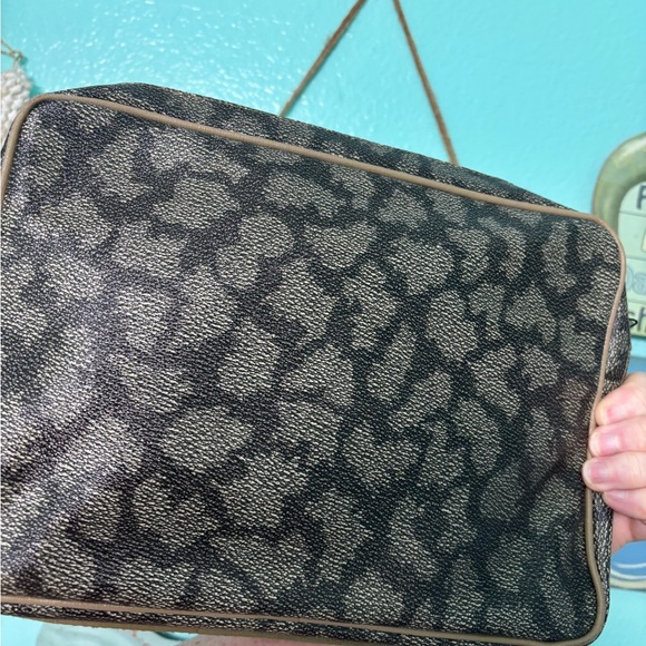 Yves Saint Laurent YsL Vintage Giraffe Print Clutch Pouch Bag - Picture 3 of 6